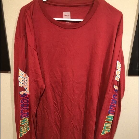 NWT HUF Long Sleeve Shirt Mens Size XL - Picture 3 of 6